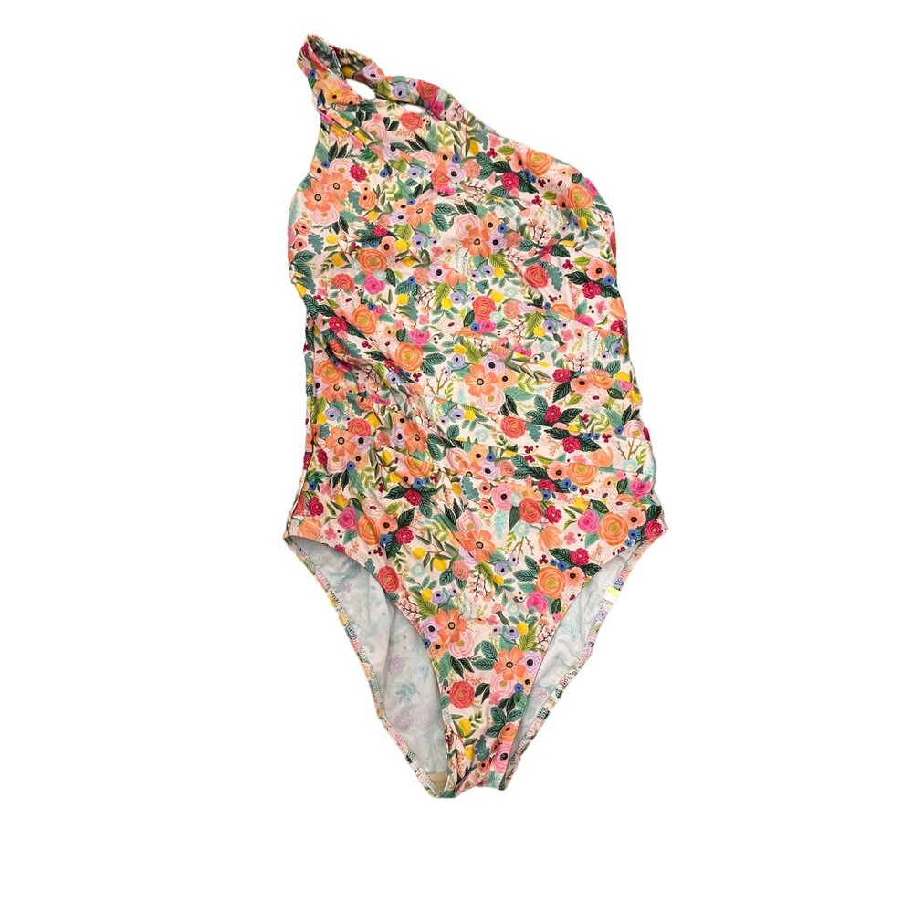 Summersalt Floral One-Shoulder Swim One Piece